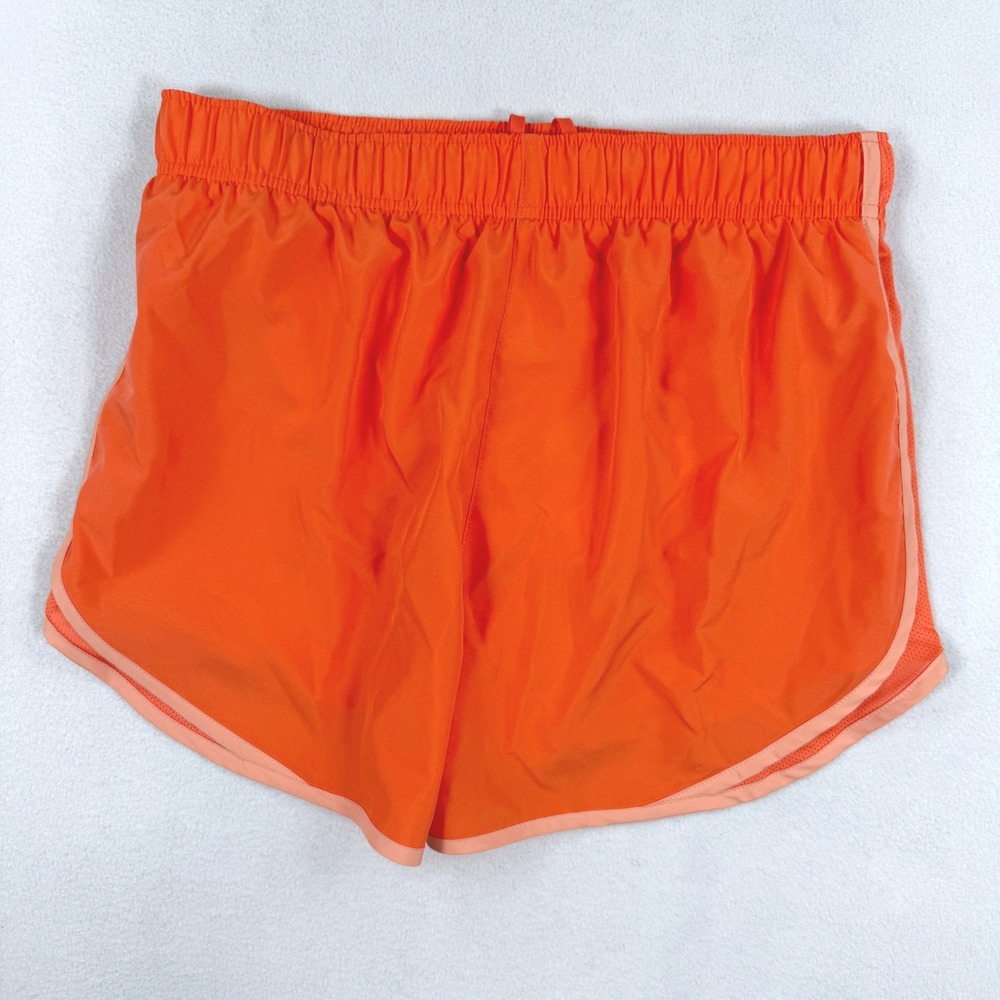 Nike Tempo Women Brief-Lined Running Short Size L Turf Orange Midrise HM6096-842 - Picture 2 of 8